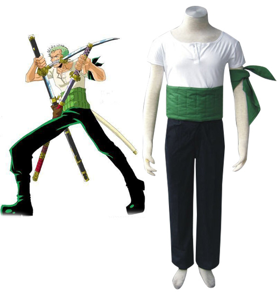 One Piece Roronoa Zoro Two Years Ago Cosplay Costume